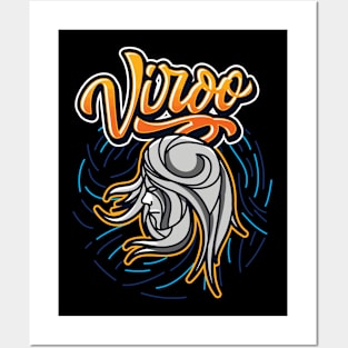 Zodiac VIRGO FingerPrint Series Posters and Art